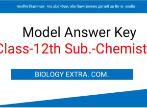 Model answer key of chemistry