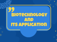 Biotechnology and Its Application - 01